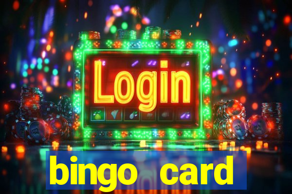 bingo card generator with pictures